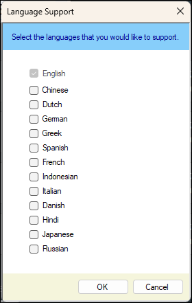 Language Support Software Software Updater