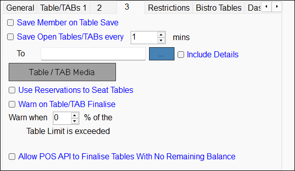 Table Tracking
